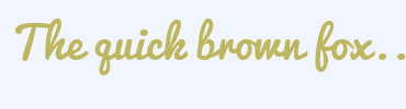 Image with Font Color BFB760 and Background Color F0F5FF
